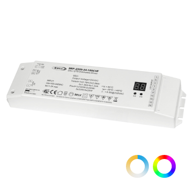 100W恒壓24V DT8 DALI-2 RGBW調光調色智能電源