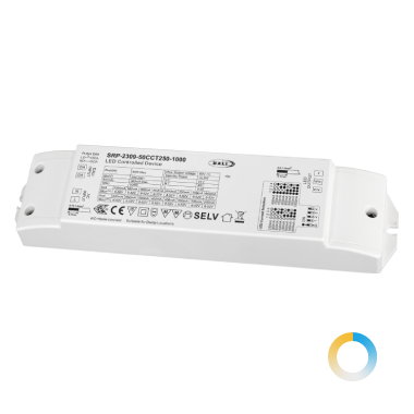 50W恒流 DALI-2 DT8 調光調色電源 250-1000mA